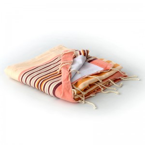 Fouta éponge rayures...